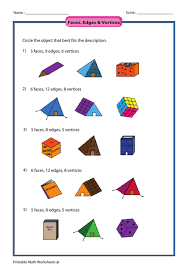 Need A Faces Edges And Vertices Math Worksheet Here S A Free Template Create Ready To Use Forms At Formsbank Com Mathworkshe Math Worksheet Worksheets Math