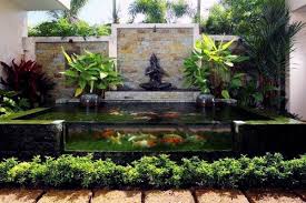 Top 50 Beste Hinterhof Teich Ideen Outdoor Wasser Funktion Designs Deutsch Style Koi Pond Design Fish Pond Gardens Indoor Water Garden