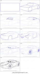 How To Draw Cruz Ramirez From Cars 3 Printable Drawing Sheet By Drawingtutorials101 Com Car Drawing Kids Art Drawings For Kids Cruz Ramirez