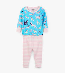 Playful Pooches Organic Cotton Baby Pajama Set