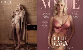 Billie eilish recently revealed her thigh tattoo in a new photo shoot with british vogue. Billie Eilish Admits She Feels More Like A Woman With Blonde Hair In Stunning British Vogue Shoot