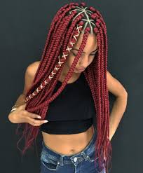 Black And Brown Box Braids Big Dreieck Zopfe Bringen Sie Ihre Box Zopfe Auf Die Nachste Stufe Bringen Dreieck Nach Box Braids Hairstyles For Black Women Blonde Box Braids Triangle Braids