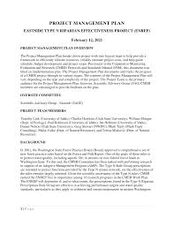 PROJECT MANAGEMENT PLAN