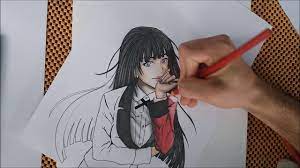 Jabami Yumeko Speed Drawing Kakegurui Youtube One of my favorite anime characters. jabami yumeko speed drawing kakegurui