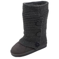 My 7 yo wanted some grey sweater boots that resembled a pair i have. P Amz Brand Shoes 18 Womens Rib Knit Sweater Crochet Boots 5 Colors Available 8 Grey Knit Walmart Com Walmart Com