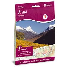 I øst når kommunen til tyins vestbredd og i nord til hurrungane i jotunheimen. Ardal Dnt Turkart I 1 50 000 I Kartbutikken No