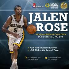 Live Tonight On Btv It S Nba Legend Jalen Rose At 7pm For The Nba Global Games Philippines 2013 Nbaglobalgamesph Nba Legends Nba Tonight
