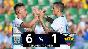 Ecuador vs argentina prediction, tips and odds. Argentina Defeated Ecuador 6 1