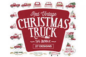 Download Free Svg Christmas Truck Svg Red Vintage 170360 Png Images Pngio