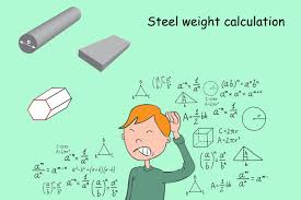 steel weight calculation formula for