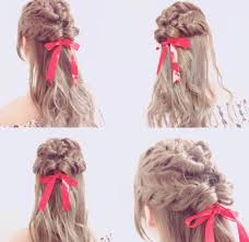 A ribbon can be made into a headband easily; This Beautiful Ribbon Braids Hair Trend Will Be Taking Over Festival Season
