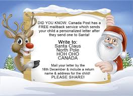How to write return address on envelope canada. Canada Post Free Letter Back From Santa