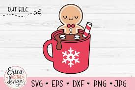 Download your invitations, send online with rsvp or print them on your home printer from our website. Gingerbread Man Svg Funny Christmas Hot Chocolate Cup Xmas 971381 Cut Files Design Bundles