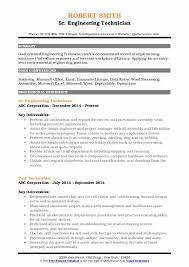 Worked with civil engineers in the design and planning of airfields roads tunnels water and sewage systems tunnels and bridges. Engineering Technician Resume Samples Qwikresume