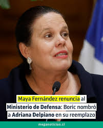 🔴 Maya Fernández, ministra de Defensa Nacional, renunció a su cargo este  lunes, en medio de la polémica por la fallida compra que iba a hacer el  Estado de la casa del