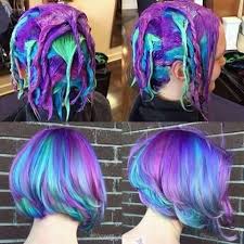 Purple Green Blue Hair Cool Hair Color Hair Color Purple Hair Styles