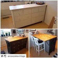 Kitchen island using ikea kallax. Check Out This Kitchen Island By Annsozekevintage In Its Former Life It Was An Ikea Hemnes Ikea Kitchen Island Ikea Hack Kitchen Kitchen Island With Drawers