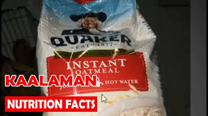 Cereals quaker instant oatmeal nutrition for women apple spice prepared with boiling water serving size. Nutrition Facts Quaker Instant Oatmeal Benefits Youtube