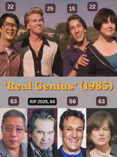 Real Genius' (1985) is one of those unforgettable '80s gems that perfectly  blended sharp comedy, college chaos, & heart. With a young Val Kilmer  stealing every scene, it reminded us that being