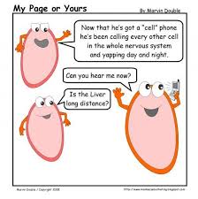 Cells With Phones By Mdouble Media Culture Cartoon Toonpool Funny Cartoons Biology Jokes Funny Picture Jokes