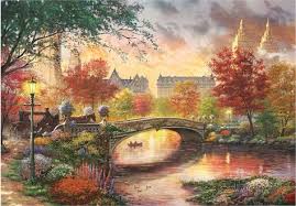 Create an animated jigsaw puzzle in powerpoint in which each. Jigsaw Thomas Kinkade Jigsaw Puzzles 1000 Pieces Autumn In New York Toys Hobbies
