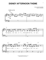 You can find tunes from a variety of disney movies, from. Disney Afternoon Theme By Dean Pitchford Tom Snow Digital Sheet Music For Easy Piano Download Print Hx 31843 Sheet Music Plus