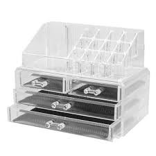 acrylic clear makeup organizers holder