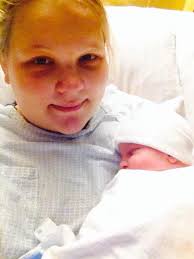 New grandma loves her granddaughter