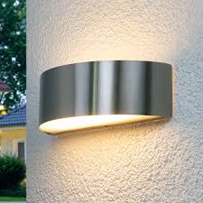 stainless steel outdoor wall light nadia with leds aussenwandbeleuchtung aussenwandleuchte aussenwand