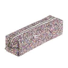 Girls Glitter Pencil Case Materiais Escolares Bonitos Coisas De Papelaria Estojos
