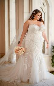Bộ sưu tập của miêu nhi. 6502 Plus Size Vintage Lace Wedding Dress By Stella York Lace Back Wedding Dress Wedding Dresses Kleinfeld Plus Wedding Dresses
