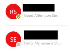 Check Mark Symbol Next To The Contact Icon Microsoft Community