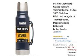 Stanley Legendary Classic 1 Liter Vakuum Thermoskanne Navy Blau Vakuum Thermoskanne Flaschen