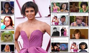 Any of my followers live in dubai?? Halle Berry S Edgy New Bob Is Mercilessly Mocked In Memes