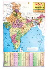 Educational Charts Series India Map