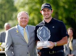 Patrick cantlay reacts after sinking in his putt on the 18th green, the sixth playoff hole of the final round of the bmw championship golf tournament, at caves valley golf club in owings mills, md. Memorial Patrick Cantlay Gains Redemption With Record Final Round