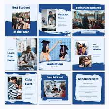 Education Instagram Post Templates Instagram Post Template Instagram Template Instagram Template Design