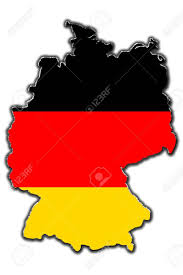Le drapeau de l'allemagne a été adopté en 1918. Decrivez Carte De L Allemagne Couvert De Drapeau Allemand Banque D Images Et Photos Libres De Droits Image 16056301