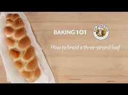 Place yeast and ¼ tsp sugar in a deep bowl. How To Braid A Three Strand Loaf Youtube