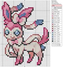 Sylveon Pokemon Cross Stitch Patterns Cross Stitch Embroidery Pokemon Cross Stitch
