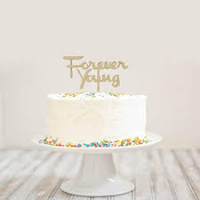 Maybe you would like to learn more about one of these? Forever Young Birthday Cake Topper Rustic Minimalist Wood Cake Decorat Le Petit Pain