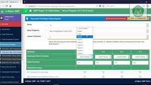 Contoh hasil cetak rapor semester 1. Cara Login Guru Mata Pelajaran Dan Perencanaan Penilaian Pada E Rapor Smp Youtube