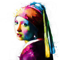 Chris Paschke: Virtues I. Art Print, Canvas