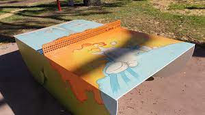 Popp X Peter Ryan Hero Outdoor Ping Pong Table City Of Bayswater Table Tennis Perth Australia In 2019 Outdoor Ping Pong Table Ping Pong Table Table