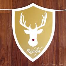Rein Deer Head Holiday Banner 155 Amazon Giveaway The Thinking Closet Holiday Banner Silhouette Tutorials Holiday
