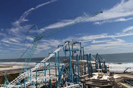 Morey's piers closed the great nor'easter earlier before surfside pier closed to get ready for it's transformation. Great Nor Easter Wildwood Nj Thackray Crane