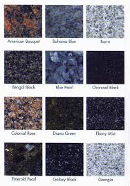 Our Selection Of Granite Colors Available