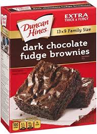 Questions or comments, visit us at www.duncanhines.com or call mon. Duncan Hines Brownie Mix Dark Chocolate Fudge 182 Ounce Click Image For More Details This Is An Am Chocolate Fudge Brownies Brownie Mix Recipes Brownie Mix