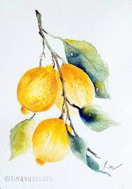 Shop for watercolor art prints from our community of independent artists and iconic brands. 45 Best Lemon Watercolor Ideas Lemon Watercolor Watercolor Watercolor Fruit
