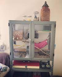 Rat Cage Diy Project Darwin S New Home Made From An Old Metal Tool Shelf And Supplies From Habitat For Humanity Mostly Rat Cage Diy Rat Cage Pet Rat Cages